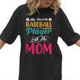 Baseball Mom Quote Vintage Retro Baseball Saying Women T-Shirt