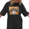 Baseball Mom Sports Orange Women T-Shirt Baseball Mom Sports Orange Women T-Shirt