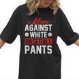 Baseball Moms Against White Baseball Pants Women T-Shirt Baseball Moms Against White Baseball Pants Women T-Shirt