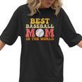 Best Baseball Mom In The World Baseball Women T-Shirt
