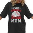 Beware Serious Baseball Mom Game Cheerleading Family Women T-Shirt Beware Serious Baseball Mom Game Cheerleading Family Women T-Shirt