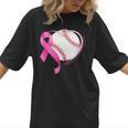 Breast Cancer Awareness Baseball Mom Women T-Shirt Breast Cancer Awareness Baseball Mom Women T-Shirt