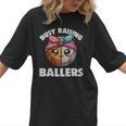Busy Raising Ballers Basketball Baseball Mom For Women Women T-Shirt