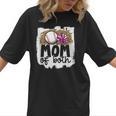 Cheer Baseball Mom Of Both Baseball And Cheer Mother Women T-Shirt Cheer Baseball Mom Of Both Baseball And Cheer Mother Women T-Shirt