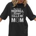 Cute My Favorite Baseball Player Calls Me Mom Baseball Moms Women T-Shirt Cute My Favorite Baseball Player Calls Me Mom Baseball Moms Women T-Shirt