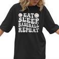 Eat Sleep Baseball Repeat Baseball Lover Baseball Mom Girls Women T-Shirt Eat Sleep Baseball Repeat Baseball Lover Baseball Mom Girls Women T-Shirt