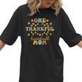 Groovy Retro One Thankful Baseball Mom Thanksgiving Fall Women T-Shirt Groovy Retro One Thankful Baseball Mom Thanksgiving Fall Women T-Shirt