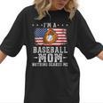 I'm a Baseball Mom Nothing Scares Me Baseball Women T-Shirt I'm a Baseball Mom Nothing Scares Me Baseball Women T-Shirt