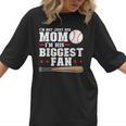 I'm Not Just His Mom I'm His Biggest Fan Baseball Mom Women T-Shirt