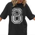 Jersey Number 8 Eight T-Shirt Football Number Baseball Mom Women T-Shirt Jersey Number 8 Eight T-Shirt Football Number Baseball Mom Women T-Shirt