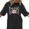 Leopard Baseball Mom Matching Baseball Mama Family Matching Women T-Shirt Leopard Baseball Mom Matching Baseball Mama Family Matching Women T-Shirt