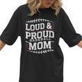 Loud & Proud Baseball Mom Mama Sport Cute Women T-Shirt