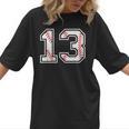 Lucky Number 13 Baseball Mom Baseball Number 13 Lucky 13 Women T-Shirt Lucky Number 13 Baseball Mom Baseball Number 13 Lucky 13 Women T-Shirt