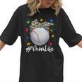 Messy Ball Puzzle Baseball Mom Life Autism Awareness Month Women T-Shirt Messy Ball Puzzle Baseball Mom Life Autism Awareness Month Women T-Shirt