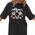 Mom Of Both Soccer Baseball Mom Of A Baseball Soccer Player Women T-Shirt Mom Of Both Soccer Baseball Mom Of A Baseball Soccer Player Women T-Shirt