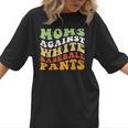 Moms Against Baseball Pants Retro Baseball Mom Women T-Shirt Moms Against Baseball Pants Retro Baseball Mom Women T-Shirt