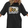 Peace Love Baseball Mom Leopard Print Mother's Day Women T-Shirt Peace Love Baseball Mom Leopard Print Mother's Day Women T-Shirt