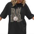 Play Ball Women Graphic Baseball Mom Baseball Women T-Shirt