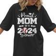 Proud Mom Of a 2024 Senior Baseball Mom 2024 Graduate Women T-Shirt