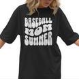 Retro Baseball Mom Summer Groovy Appreciation Women T-Shirt Retro Baseball Mom Summer Groovy Appreciation Women T-Shirt