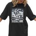 So God Made A Baseball Mom Baseball Player Women T-Shirt So God Made A Baseball Mom Baseball Player Women T-Shirt