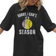 Sorry I Cant It's Season Vintage Softball Baseball Mom Women T-Shirt Sorry I Cant It's Season Vintage Softball Baseball Mom Women T-Shirt