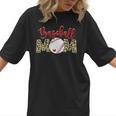 Sport Mom Leopard Mother's Day Baseball Mommy Mama Women T-Shirt Sport Mom Leopard Mother's Day Baseball Mommy Mama Women T-Shirt