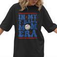 In My T-Ball Mom Era Baseball Mom Groovy Mother's Day Women T-Shirt