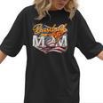 Vintage American Flag Baseball Mom Patriotic 4th July Women T-Shirt Vintage American Flag Baseball Mom Patriotic 4th July Women T-Shirt