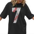 Vintage Baseball Mom 7 Jersey Baseball Favorite Player Women T-Shirt Vintage Baseball Mom 7 Jersey Baseball Favorite Player Women T-Shirt