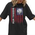 Vintage Baseball Mom Proud Family Summer Baseball Player Women T-Shirt