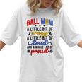 Ball Mom Proud Volleyball Baseball Mom Women T-Shirt