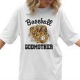 Baseball Godmother Leopard Heart Baseball Mom Game Day Women T-Shirt Baseball Godmother Leopard Heart Baseball Mom Game Day Women T-Shirt
