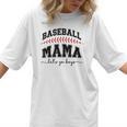 Baseball Mama Lets Go Boys Mother Baseball Mom Women T-Shirt