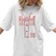 Baseball Mom 35 Number 35 Jersey Team Numbered Jersey Women T-Shirt Baseball Mom 35 Number 35 Jersey Team Numbered Jersey Women T-Shirt