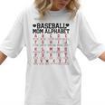 Baseball Mom Alphabet Women T-Shirt Baseball Mom Alphabet Women T-Shirt