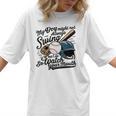 Baseball Mom My Boy Might Not Always Swing But I Do Women T-Shirt