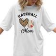 Baseball Mom Leopard Heart Baseball Player Kids Women T-Shirt Baseball Mom Leopard Heart Baseball Player Kids Women T-Shirt