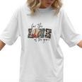 Baseball Mom Leopard For The Love Of The Game Bleached Women Women T-Shirt
