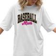 Baseball Mom Leopard Baseball Mama Life Girls Women Baller Premium Women T-Shirt