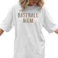 Baseball Mom Leopard Print Baseball Mother's Day Women T-Shirt Baseball Mom Leopard Print Baseball Mother's Day Women T-Shirt
