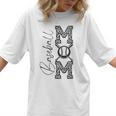Baseball Mom Leopard Women T-Shirt
