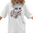 Baseball Moms Cute Take Me To The Ballpark Sports Athletic Women T-Shirt