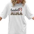 Baseball Nina Women BallPark Nina Baseball Mom Mother's Day Women T-Shirt