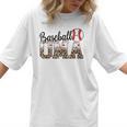 Baseball Oma Women BallPark Oma Baseball Mom Mother's Day Women T-Shirt