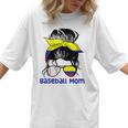Colombia Baseball Mom Messy Bun Women T-Shirt