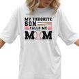 My Favorite Son Calls Me Mom Baseball Mom Women T-Shirt My Favorite Son Calls Me Mom Baseball Mom Women T-Shirt