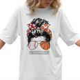 Grandma Life Basketball And Baseball Mom Funny Women T-Shirt