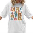 Groovy In My Baseball Mom Era Softball Game Day Women T-Shirt