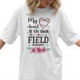 My Heart Is On That Field Ball Nana Baseball Mom Women T-Shirt